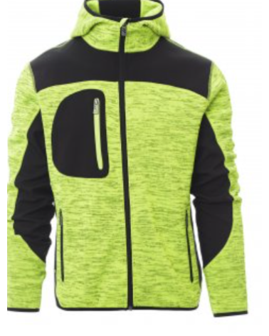 Veste tricotée a capuche femme