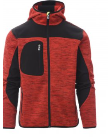 Veste tricotée a capuche femme