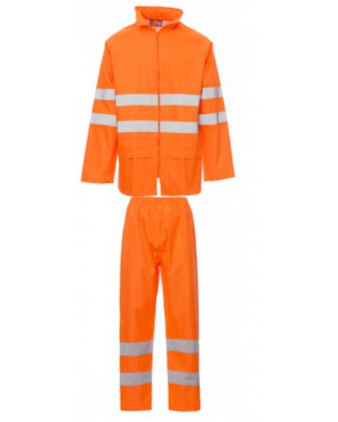 Ensemble de pluie haute visibilité Classe 3 EN 343 veste pantalon
