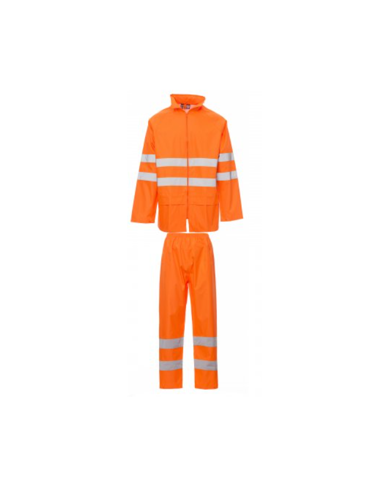 Ensemble de pluie haute visibilité Classe 3 EN 343 veste pantalon
