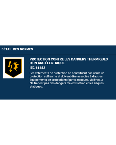 Veste anti feu