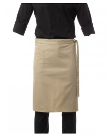 Tablier court de service