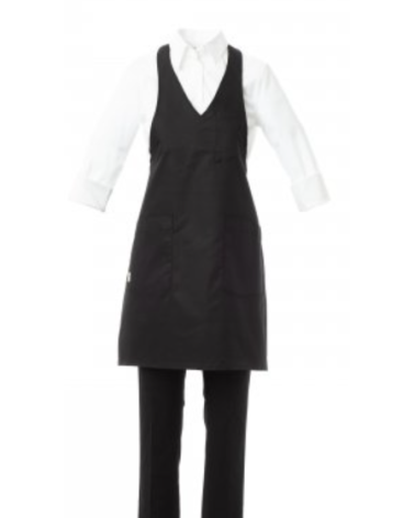 Tablier de cuisine col V