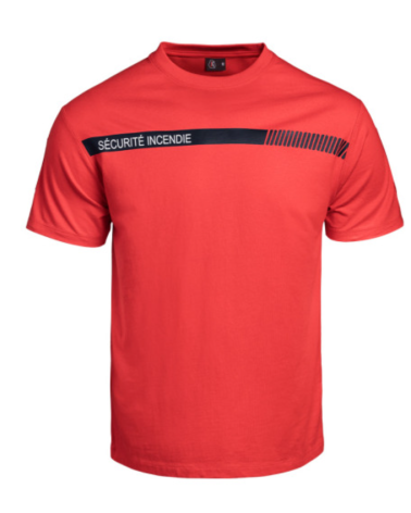 Tee shirt Sécurité Incendie ssiap