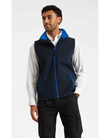 Gilet softshell bi color