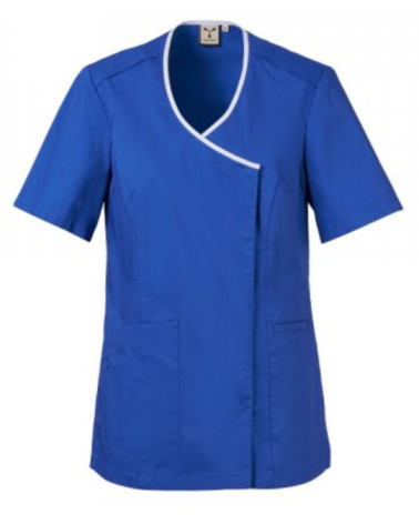 Blouse médicale femme manches courtes stretch